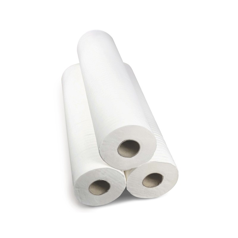 Drap d'examen gaufré 50 x 35 cm - Lot de 9 rouleaux