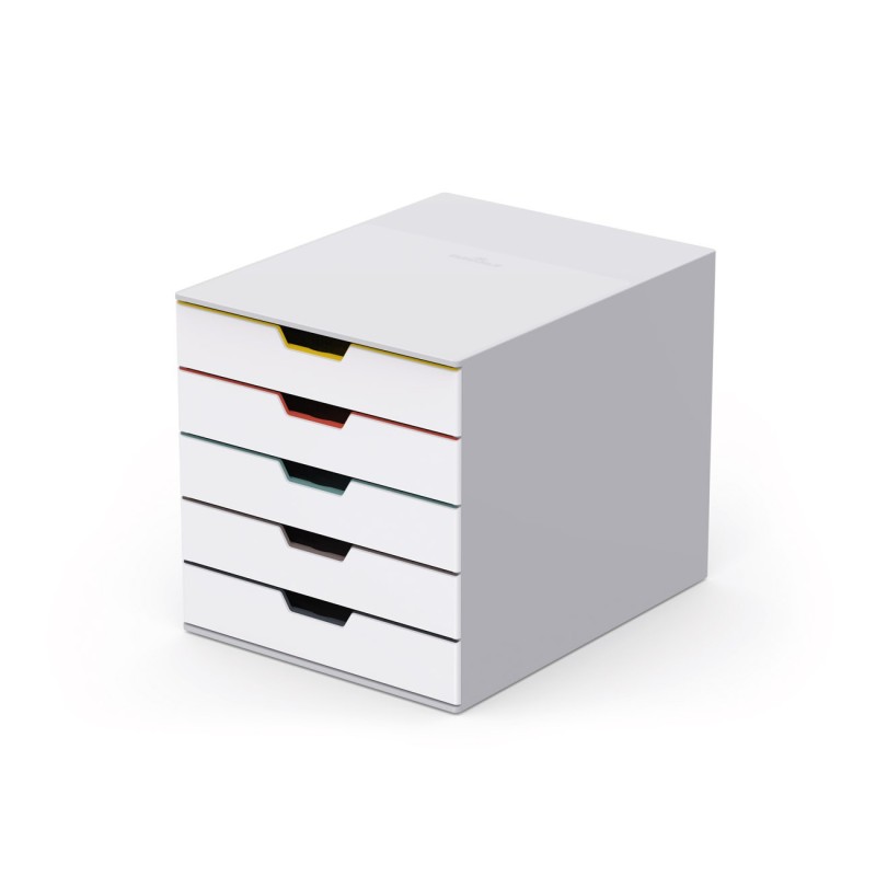 Durable Module de classement Varicolor 5 tiroirs - Gris clair