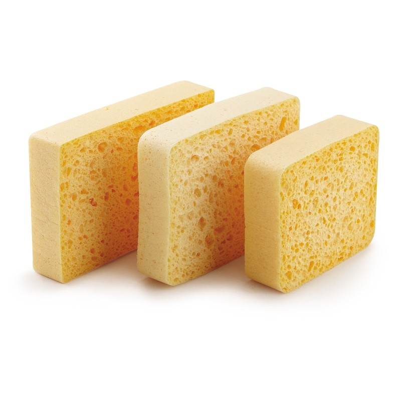 Eponges végétales N°4 blondes - Lot de 10