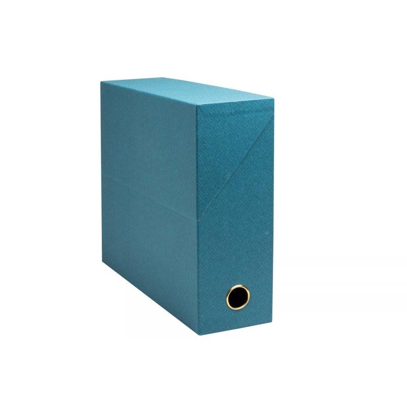 Exacompta Boîte de classement OfficeByMe en carton - Dos  90 mm - Bleu