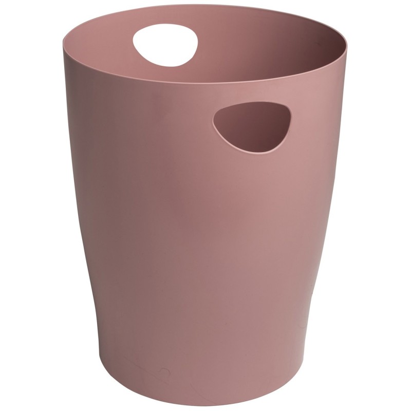 Exacompta Corbeille à papier Ecobin Skandi 15 L - Rose nude