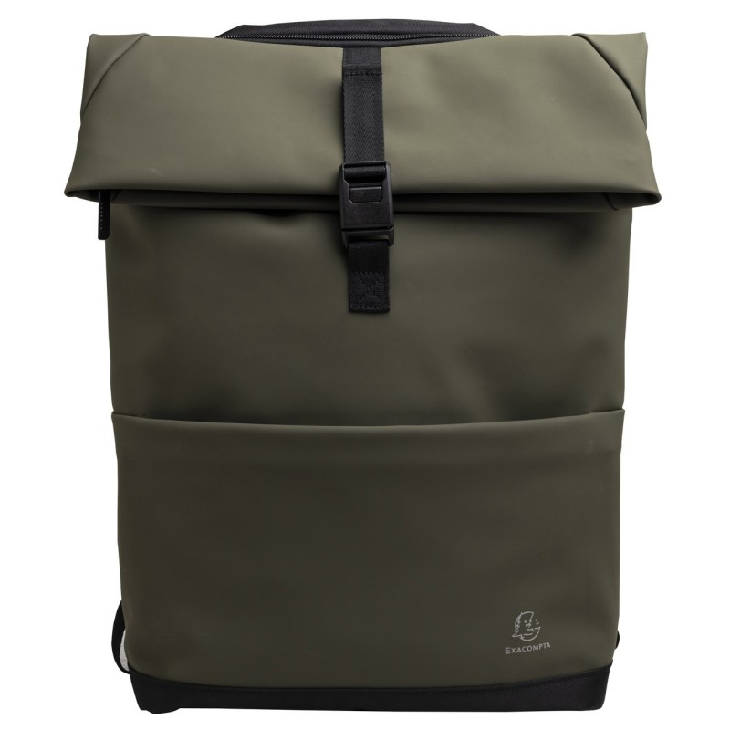 Exacompta Sac à dos imperméable Exactive Young kaki pour ordinateur portable 15,6''