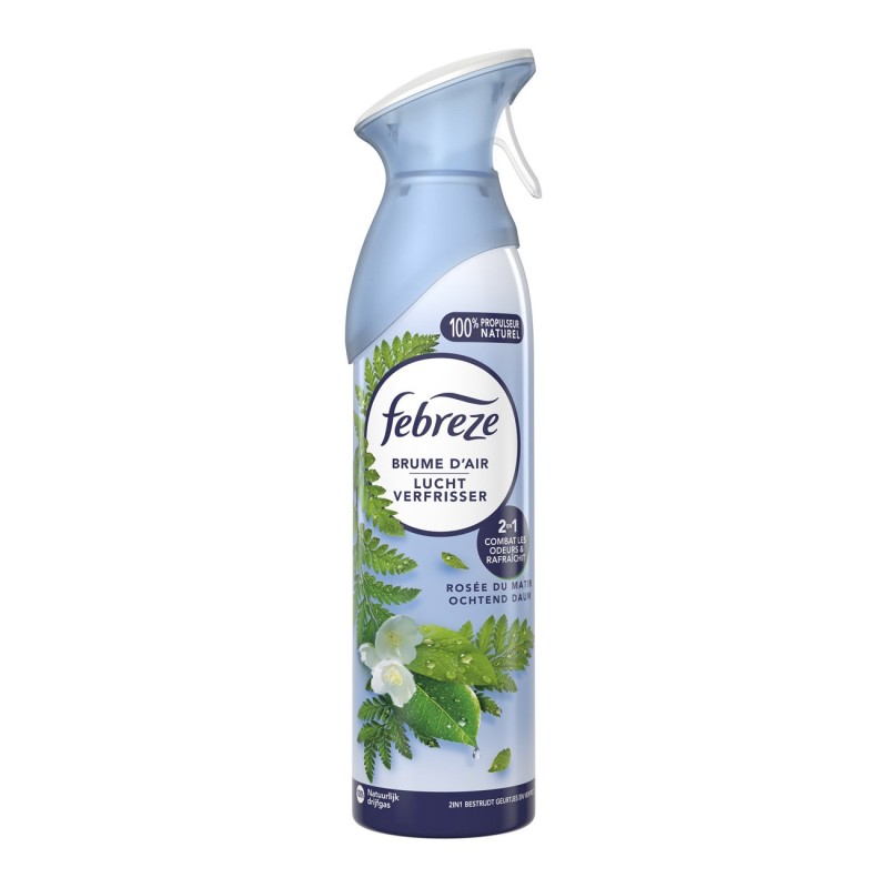 Febreze Destructeur d'odeurs - Parfum Rosée du matin - 185 ml