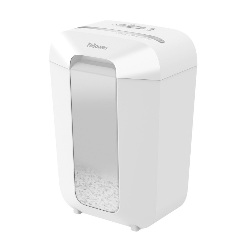 Fellowes Destructeur de documents Powershred LX70 coupe croisée DIN P4 - 11 feuilles - Corbeille 18L - Blanc