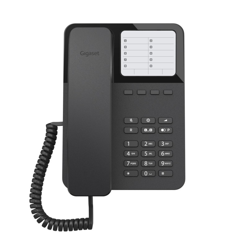 Gigaset Téléphone filaire Desk 400 - Noir