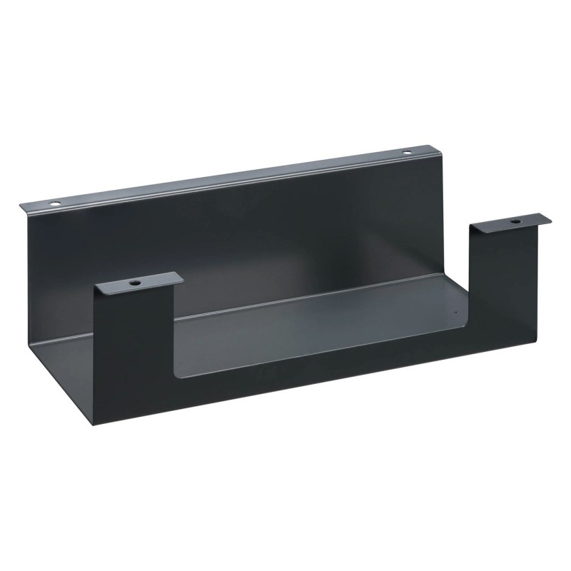 Goulotte organisateur de câbles L. 30 cm  Noir