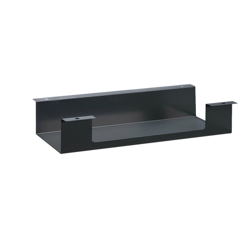 Goulotte organisateur de câbles L. 60 cm  Noir