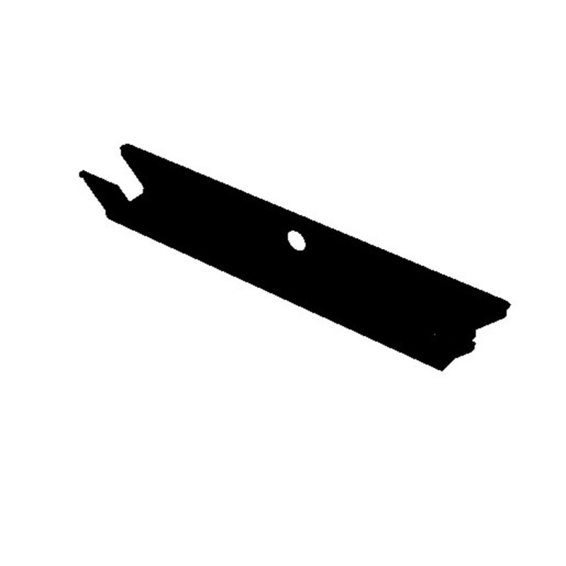 Goulotte organisateur de câbles L. 98 cm  Noir