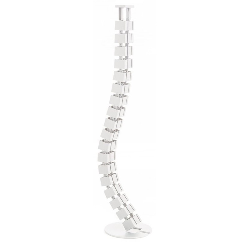 Goulotte passe-câbles verticale chain – Blanc