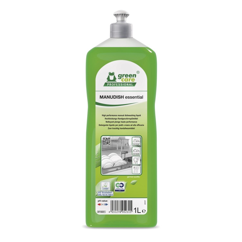Green care Liquide vaisselle spécial plonge Manudish - Flacon 1 L
