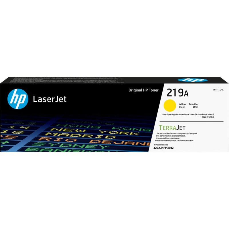 HP 219A Toner authentique W2192A - Jaune