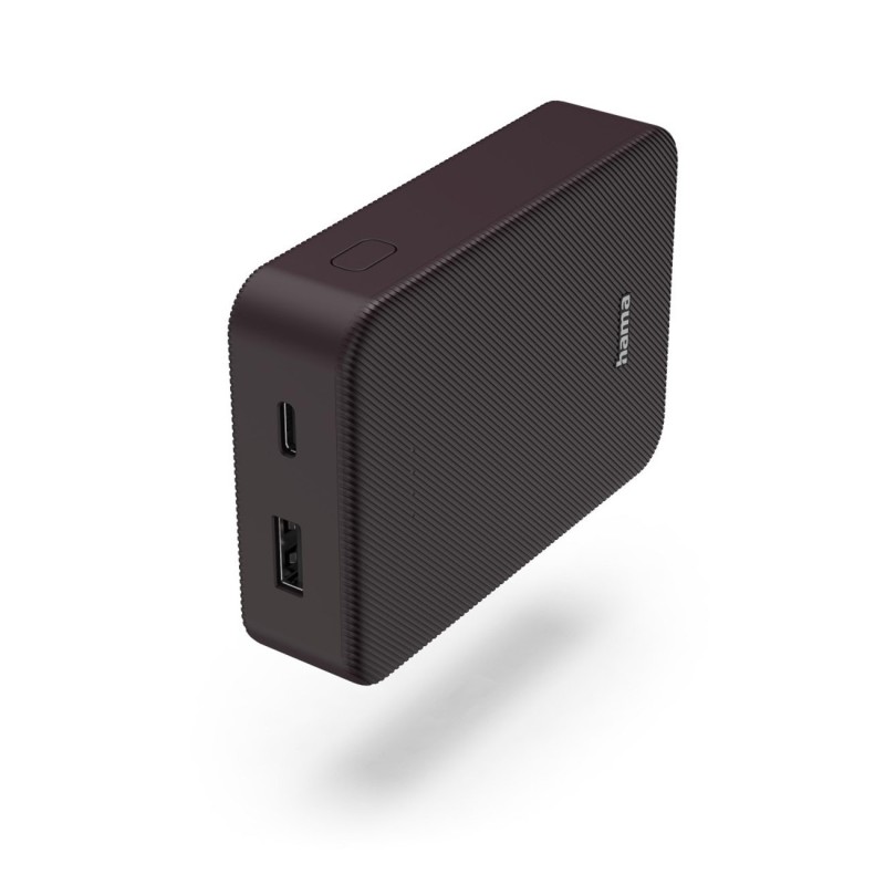 Hama Batterie externe Power Pack Colour 10 - Chargeur 10 000 mAh - 2 ports USB - Prune