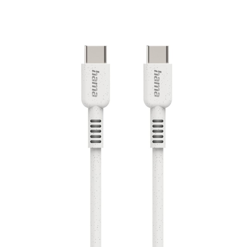 Hama Câble Eco USB-C - 1 m - Blanc