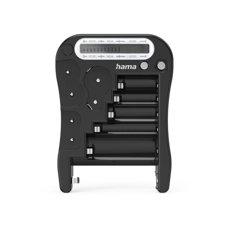 Hama Testeur de piles et de batteries multiformats universel - 13 types différents - Noir