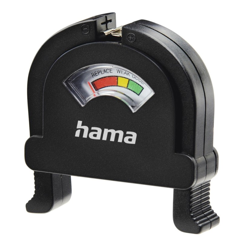 Hama Testeur de piles et de batteries multiformats universel - 6 types diférents - Noir