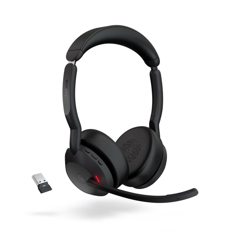 Jabra Evolve2 55 MS Duo Casque sans fil Bluetooth + Dongle USB-A