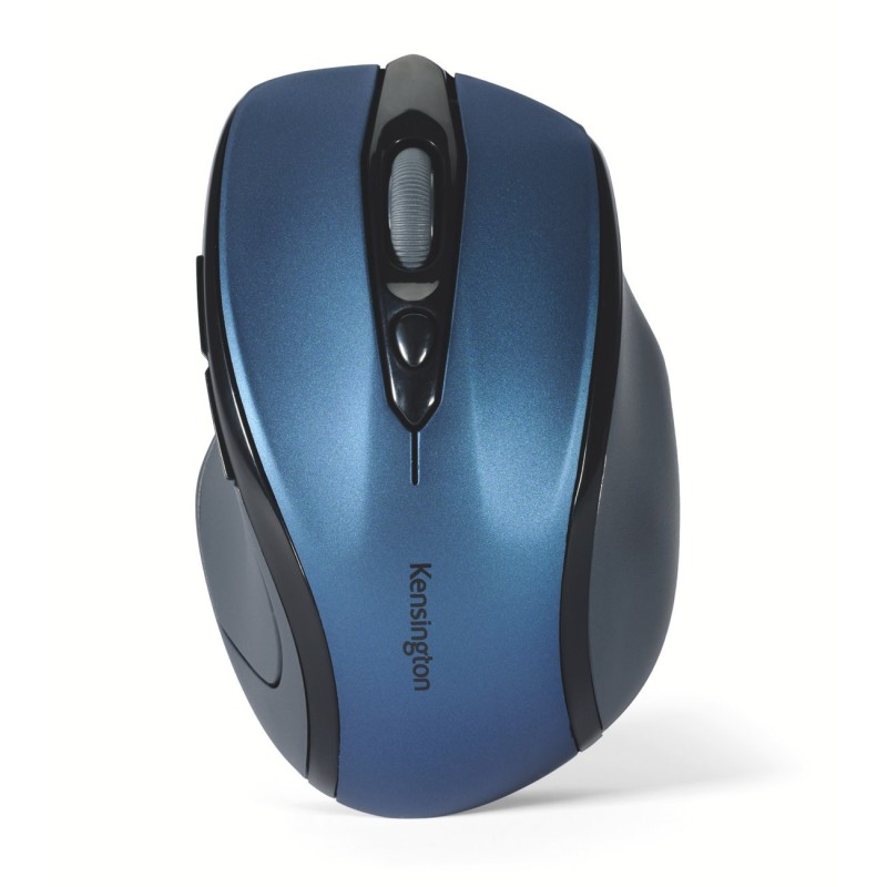 Kensington Pro Fit Souris sans fil, taille moyenne, avec Nano récepteur USB - 2.4 GHz - Bleu saphir
