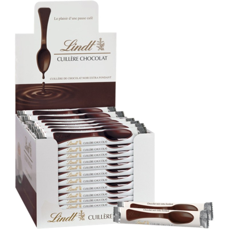 LINDT Boite de 90 cuillères en chocolat extra fin - 10,9 g
