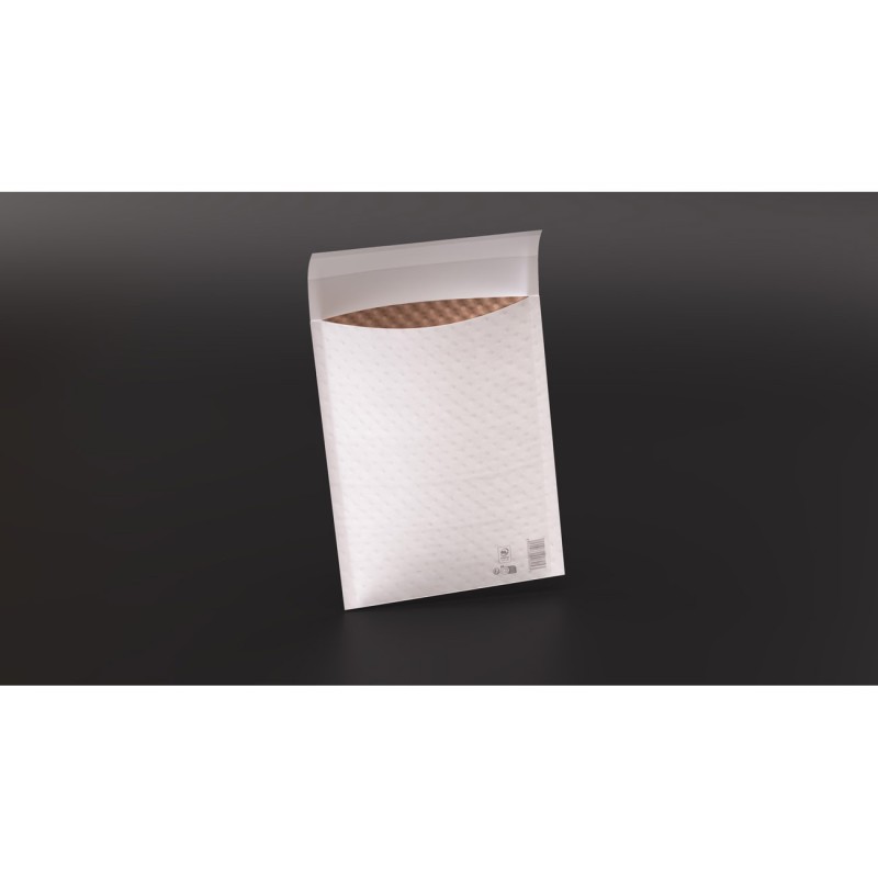 La Couronne Enveloppe matelassée bulles 27 x 36 cm - 100% papier kraft blanc 100g -Lot de 10