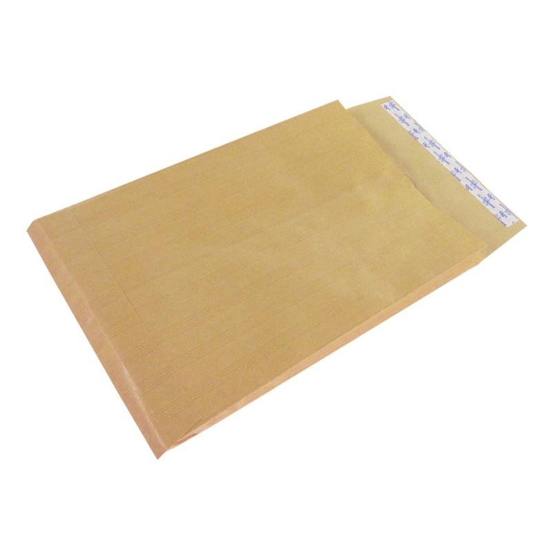 La Couronne Pochette kraft armé brun PEFC C4 - 229 x 324 mm 120g sans fenêtre - Autocollante bande protectrice - Lot de 250