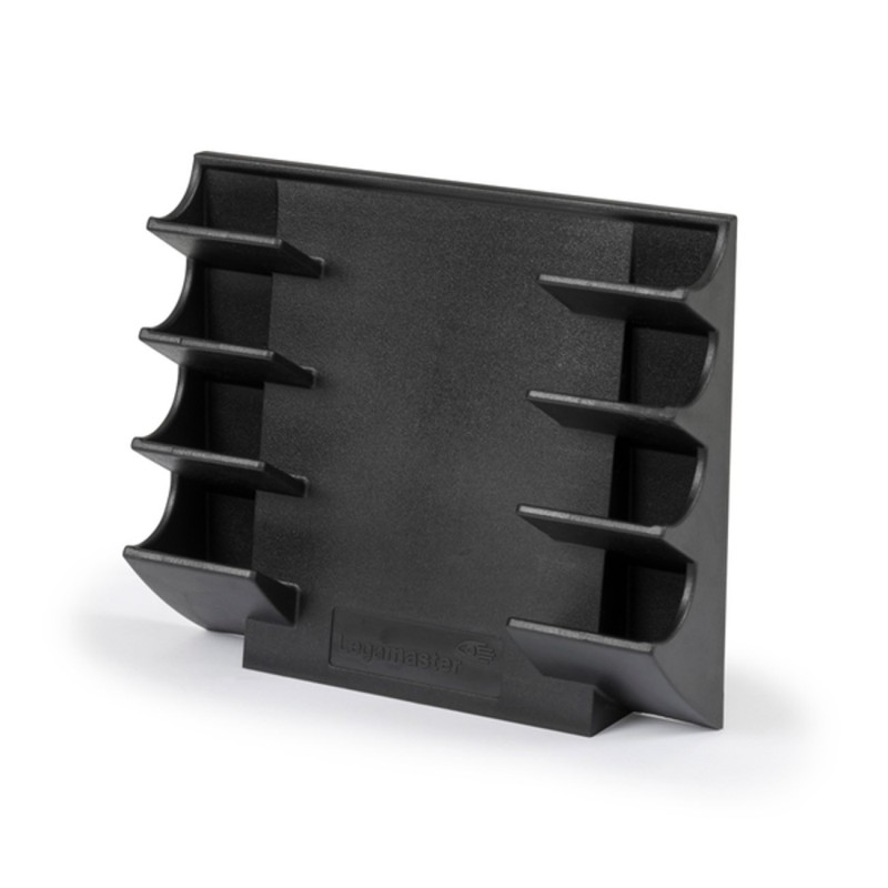 Legamaster Porte-marqueurs magnétique rectangulaire pour tableaux en verre - 12 x 15,5 x 4 cm - Noir