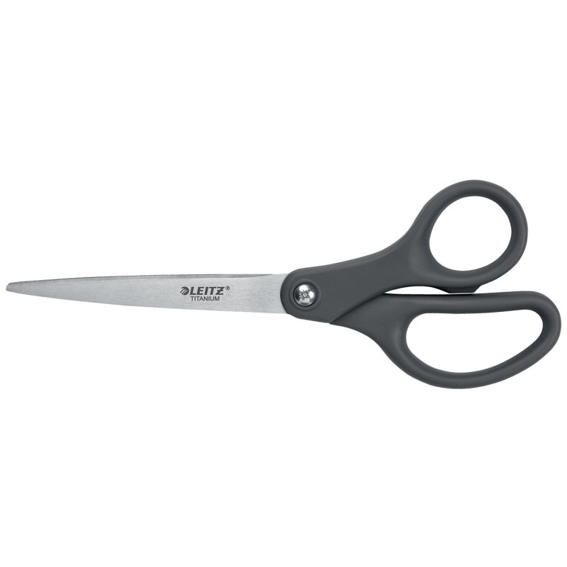 Leitz Ciseaux Titanium aux bouts ronds - Longueur 18 cm - Gris foncé