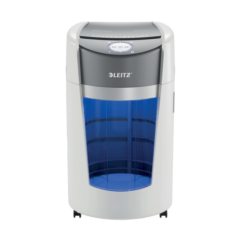 Leitz Destructeur de documents IQ OptiMax coupe micro DIN P5 - 10 feuilles - Corbeille 35 L