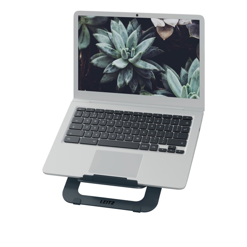 Leitz Ergo Support pour ordinateur portable Aluminium Ultra-plat réglable - Gris foncé