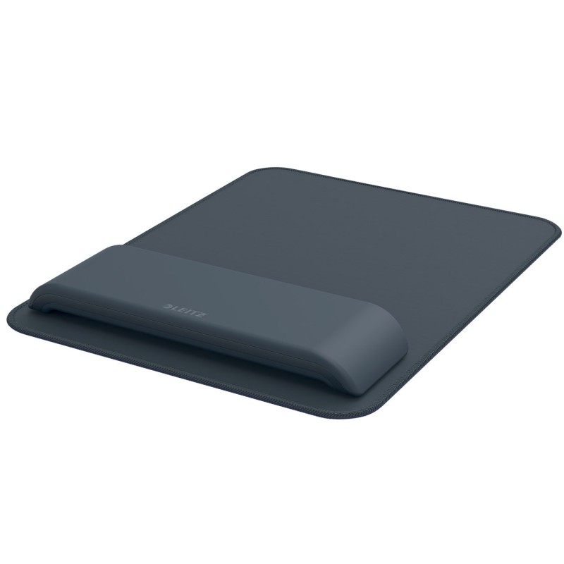 Leitz Ergo Tapis de souris ergonomique - Repose-poignets intégré hauteur réglable - Gris foncé