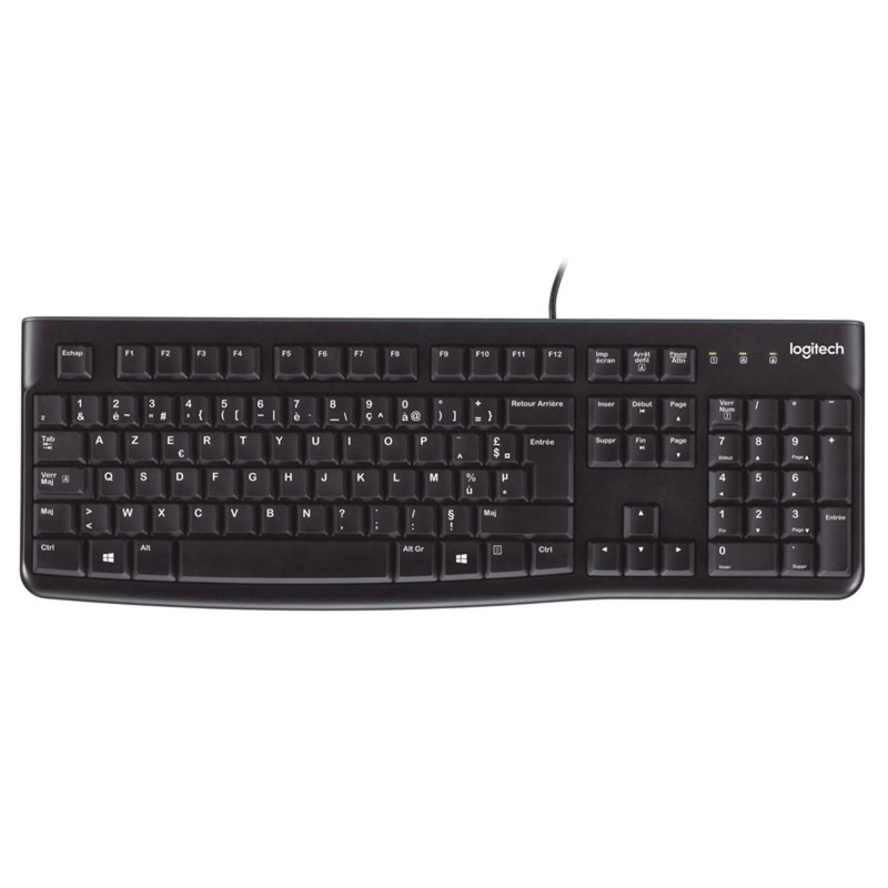 Logitech Clavier filaire K120 - Noir
