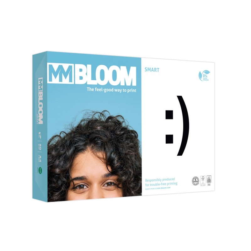 MMBLOOM Smart Papier A4 blanc - 80g - Ramette de 500 feuilles