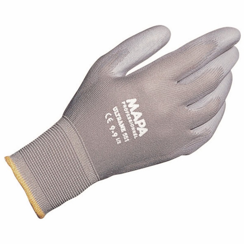 Mapa Gants pour manipulation fine Ultrane 551 - Gris - Taille 10