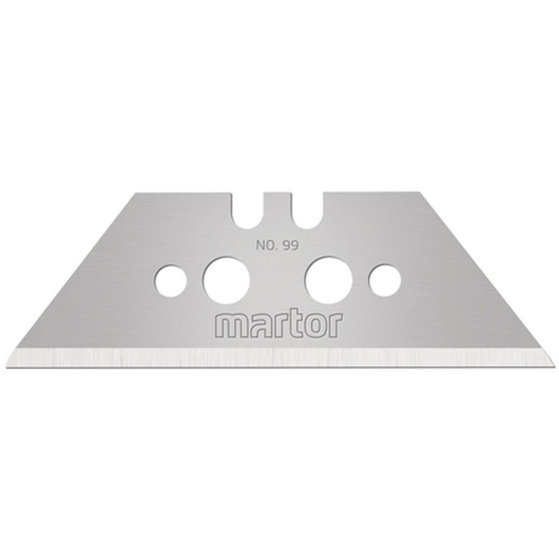 Martor Lames trapézoïdales N°99 - 60 x 19 mm - Boîte de 10