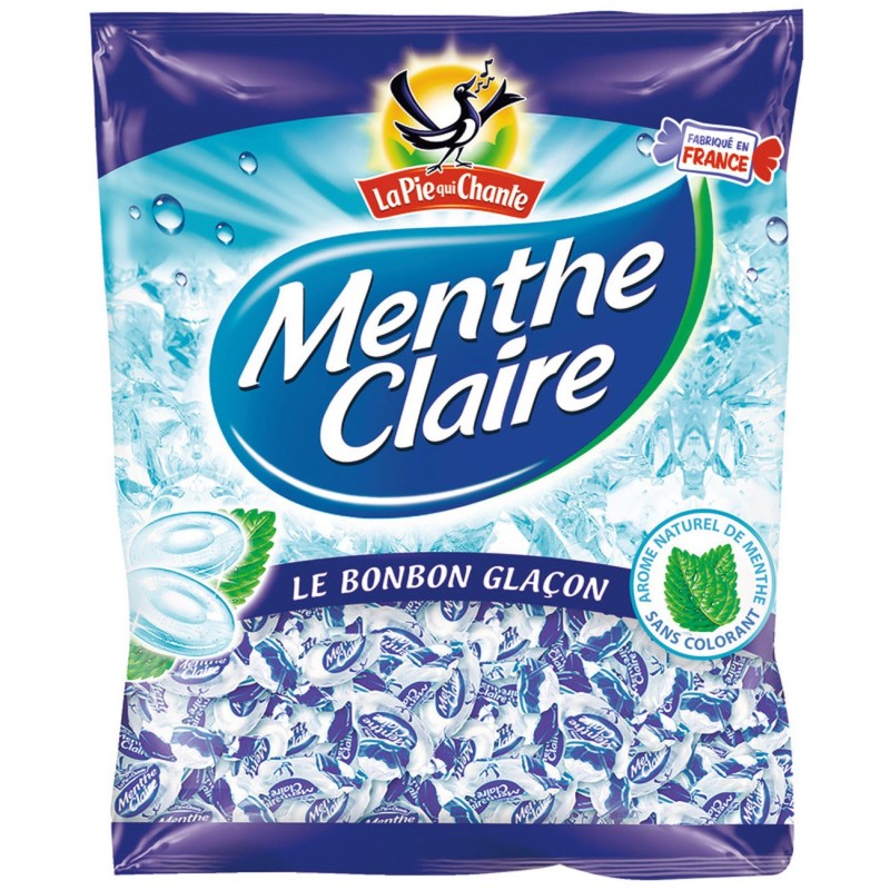 Menthe claire Bonbons arômatisés à la menthe - Paquet de 124 g