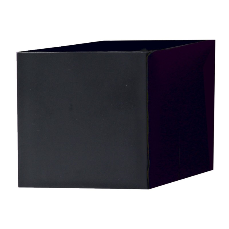Naga Porte-marqueurs magnétique carré 60 cm pour tableaux en verre - Noir