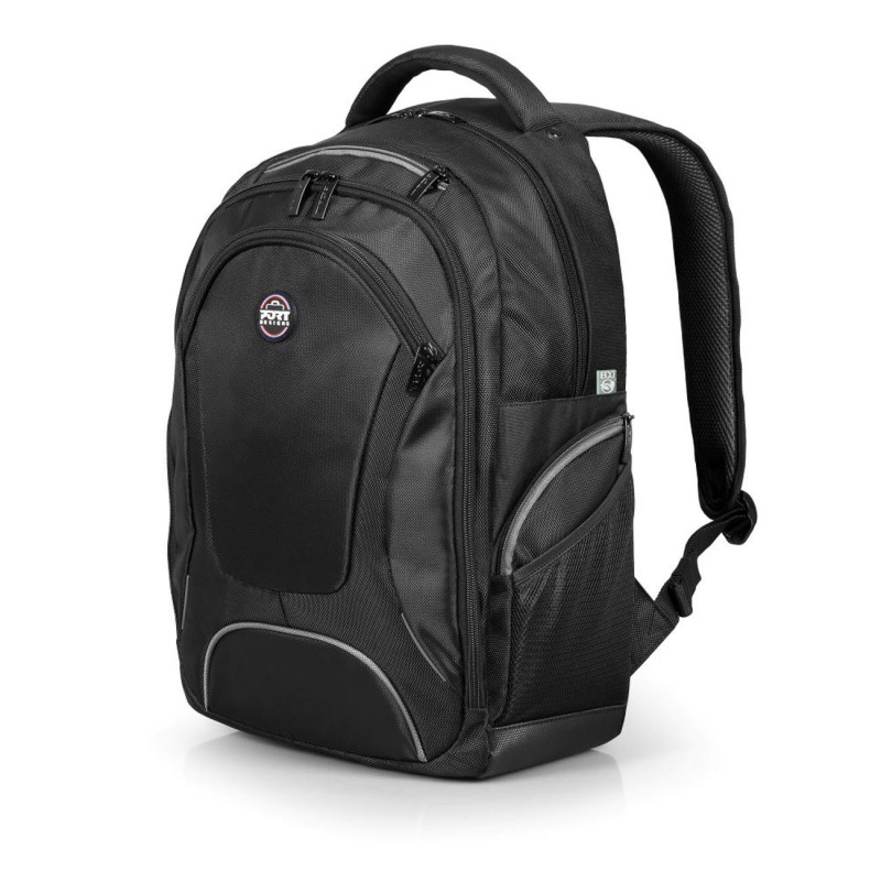 PORT DESIGNS Sac à dos COURCHEVEL noir pour ordinateur portable 17,3''