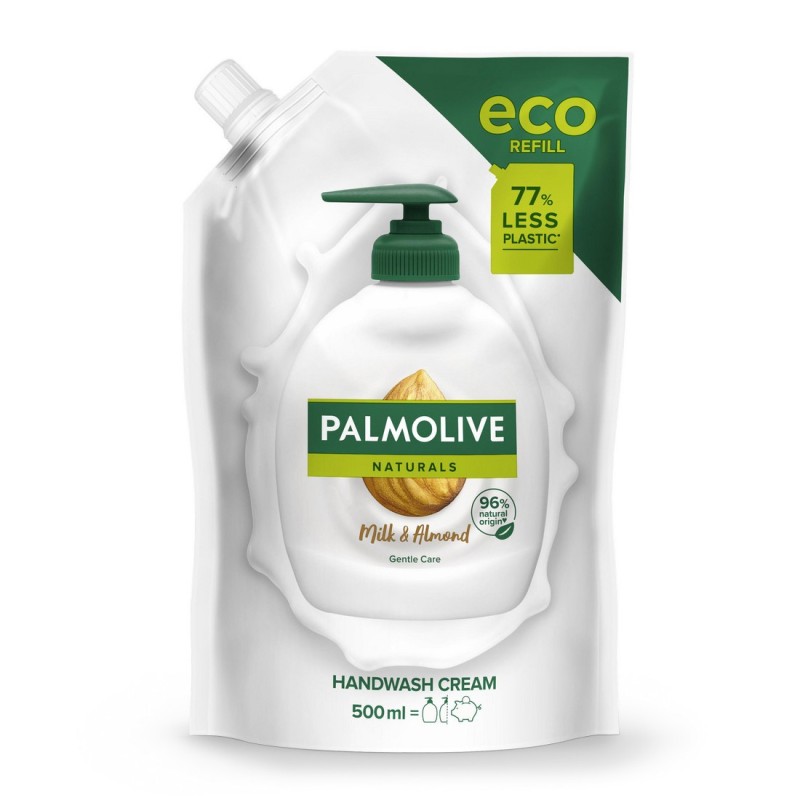 Palmolive Recharge crème lavante pour les mains au lait d'amande - Berlingot de 500 ml