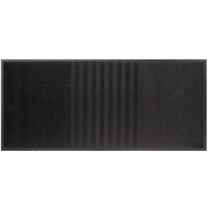 Paperflow Tapis d'accueil anti salissures universel 3 en 1 - 90 x 150 cm - Noir
