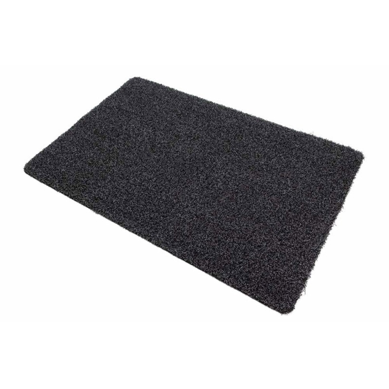 Paperflow Tapis de sol extérieur anti salissure grattant Nevada - 90 x 150 cm - Noir