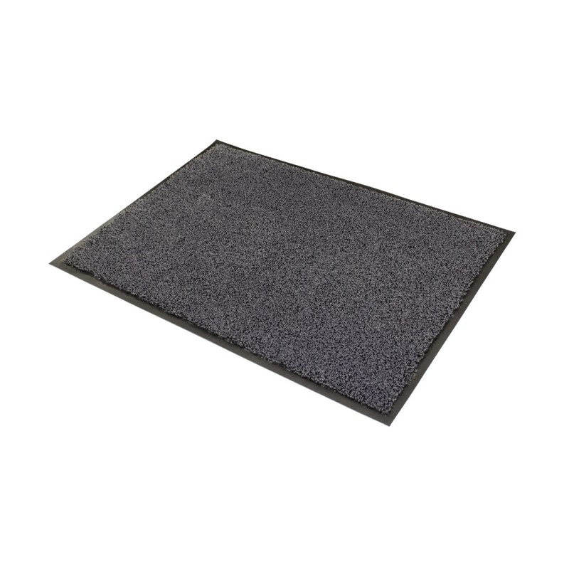 Paperflow Tapis de sol intérieur anti salissures absorbant Cosmos - 80 x 150 cm - Gris anthracite