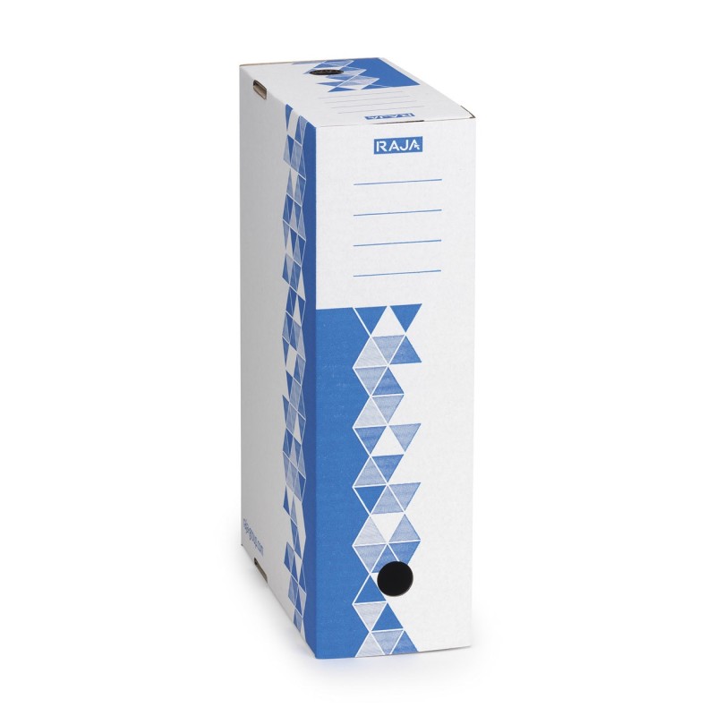 RAJA Boîte archives Premium - Dos 10 cm - Bleu