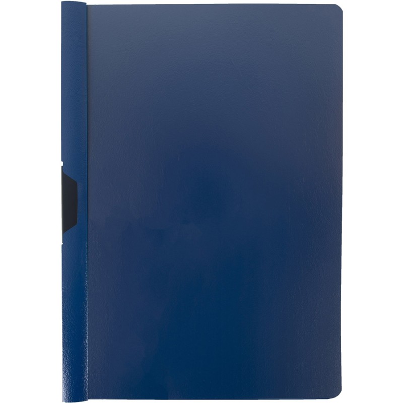 RAJA Chemise à clip métal en PVC - 30 feuilles - Bleu