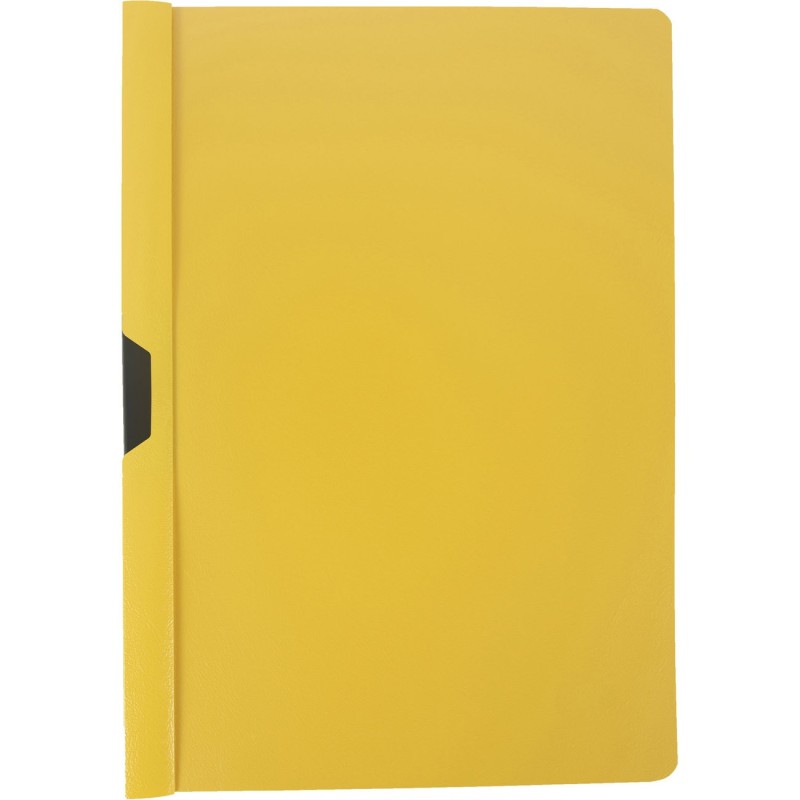 RAJA Chemise à clip métal en PVC - 30 feuilles - Jaune