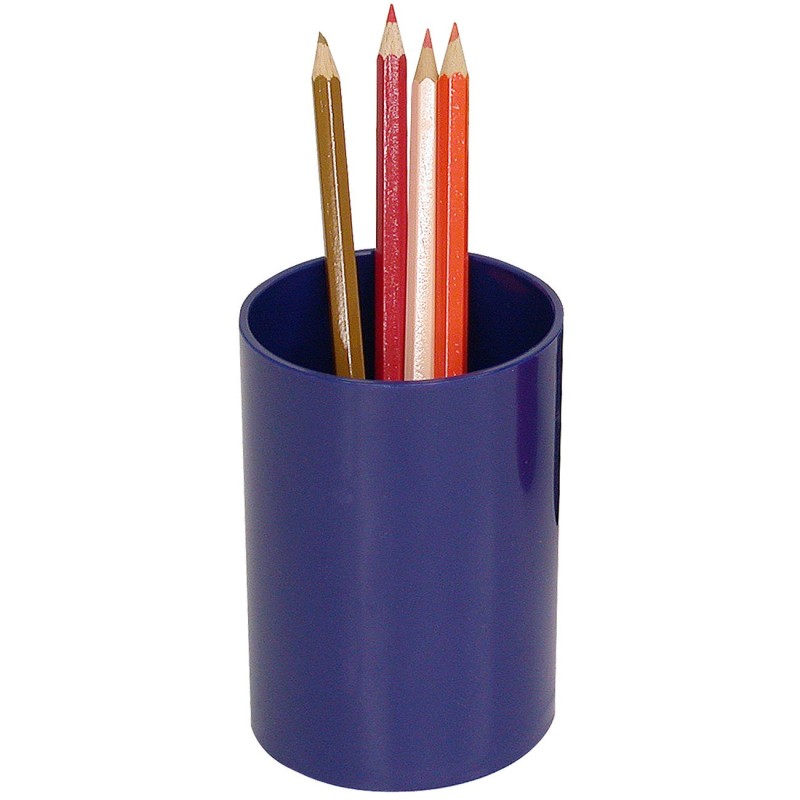 RAJA Pot à crayons recyclé - Bleu