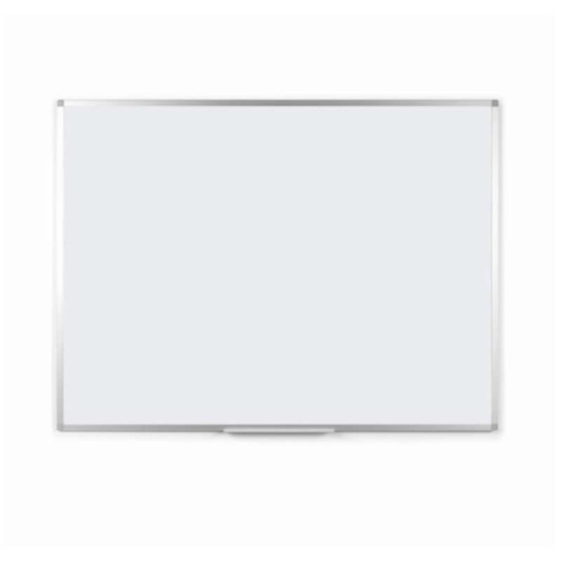 RAJA Tableau blanc laqué - Surface magnétique - Cadre Aluminium - L.200 x H.100 cm