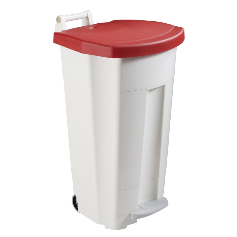 Rossignol Poubelle à pédale Boogy  90 litres - Rouge