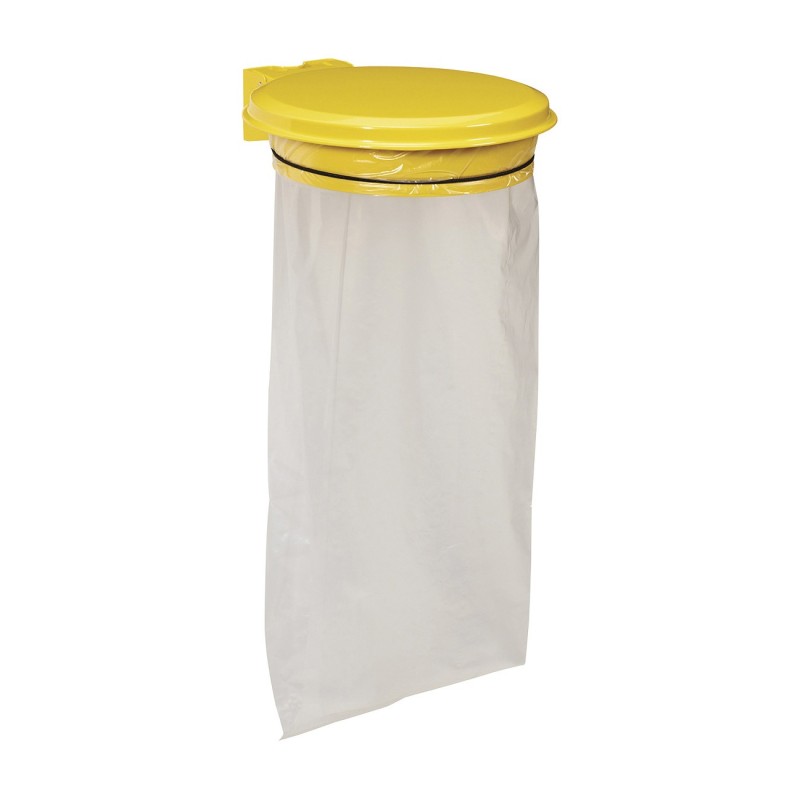 Rossignol Support-sac mural à couvercle 110 L - Jaune