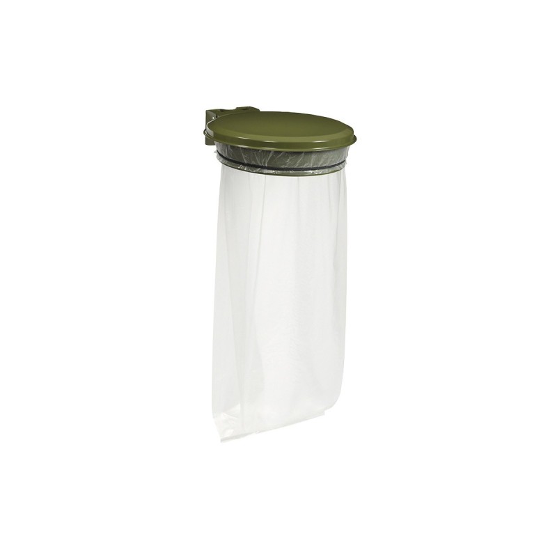 Rossignol Support-sac mural à couvercle 110 L - Vert