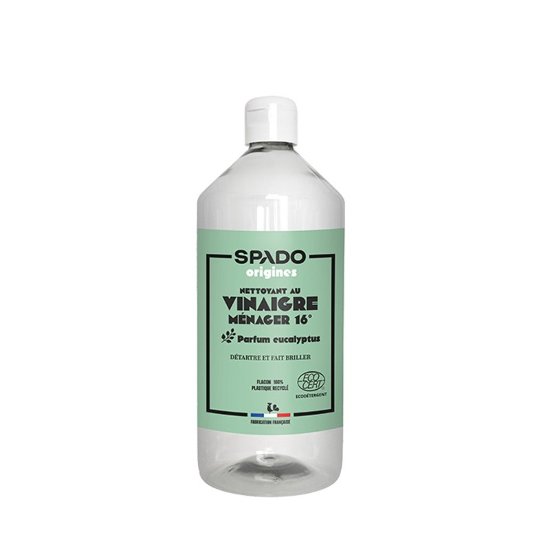 Spado Nettoyant gel vinaigre blanc 16° - Parfum Eucalyptus - Flacon de 1 L