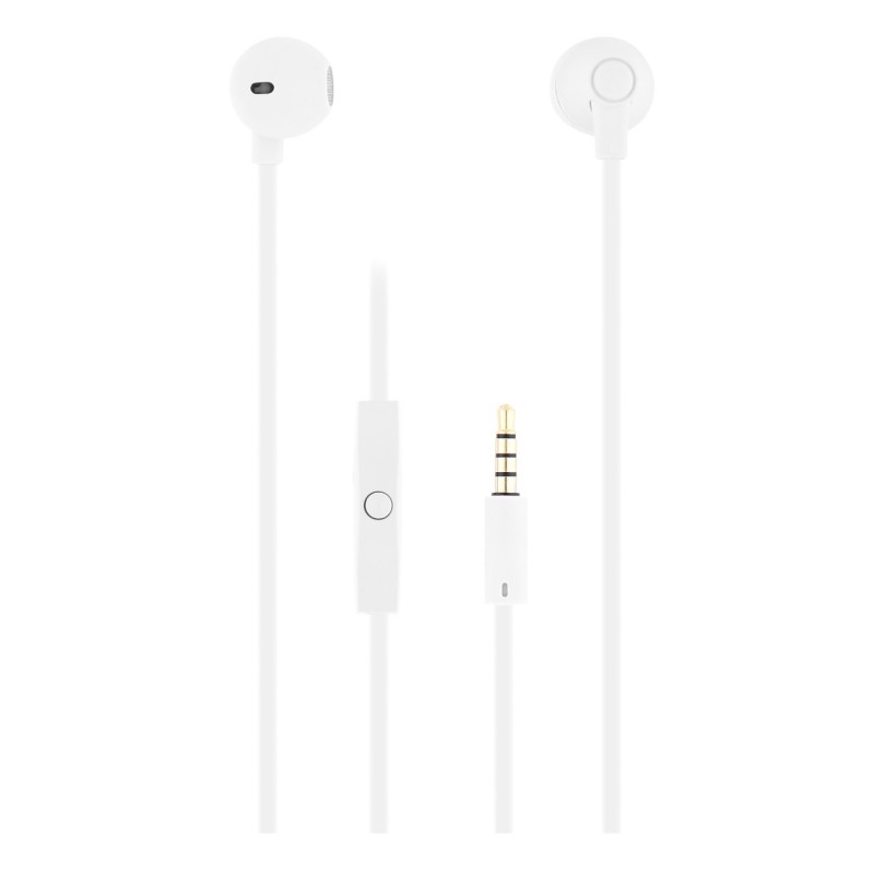 TNB Ecouteurs filaires SWEET - Connexion Jack 3,5 mm - Blanc